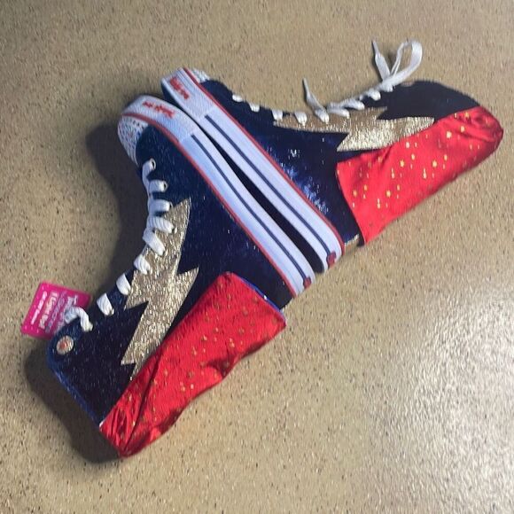 Sketchers Twinkle Toes Twinkle Hero Twinkle Lite High Top Sneakers sz 3.5 - Picture 10 of 10